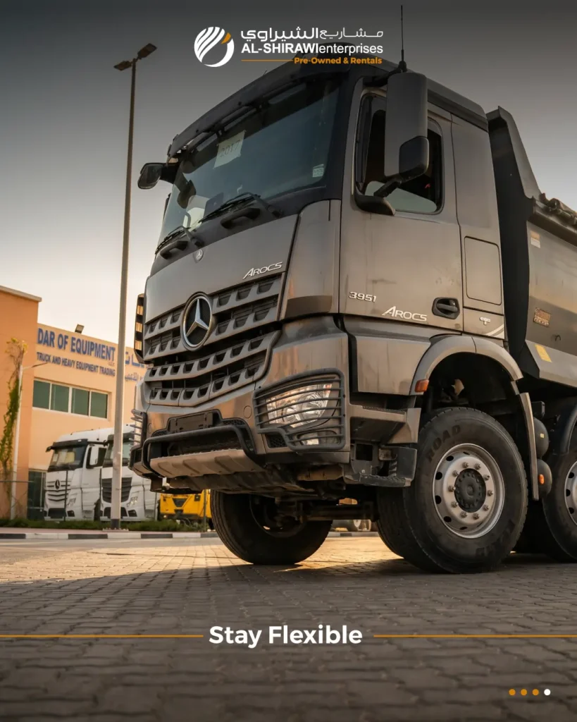 Mercedes dump truck UAE