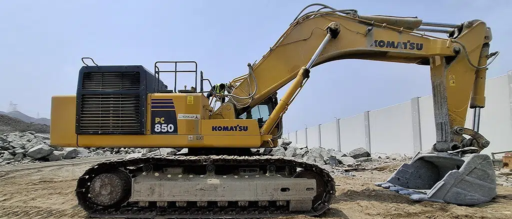Used excavator for construction projects Dubai
