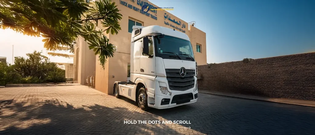 Inspected used truck tractors, tipper trucks and concrete mixer trucks for sale in Dubai UAE