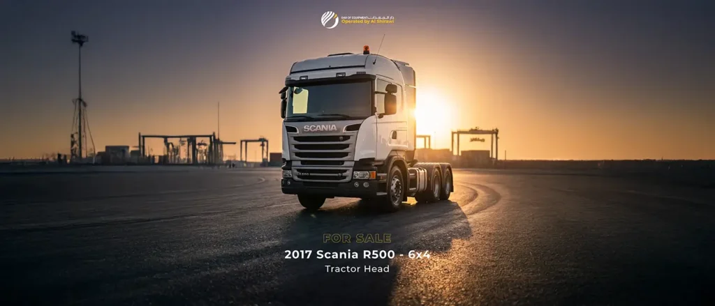 Used Scania 6x4 truck tractor for sale in UAE