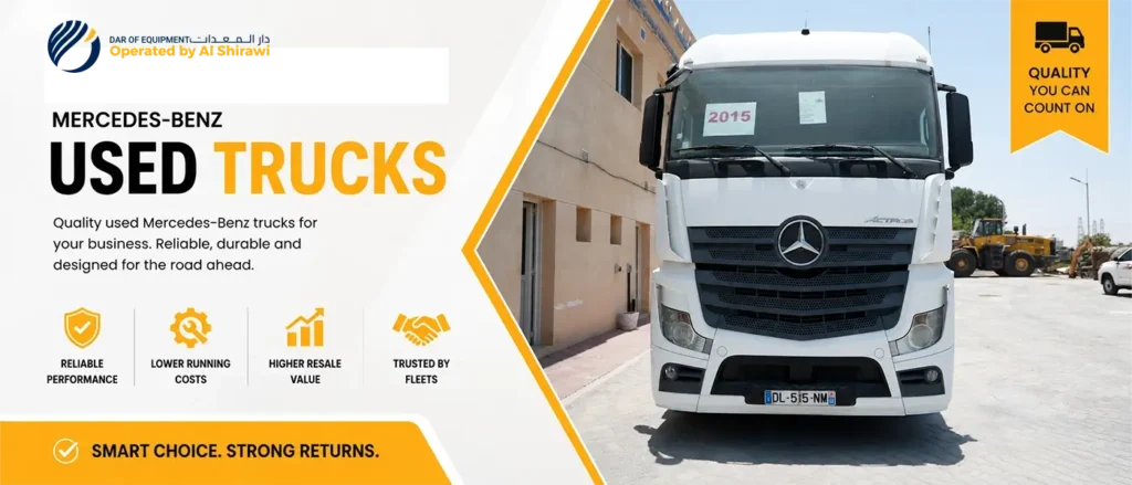 Mercedes used truck for sale in Dubai UAE