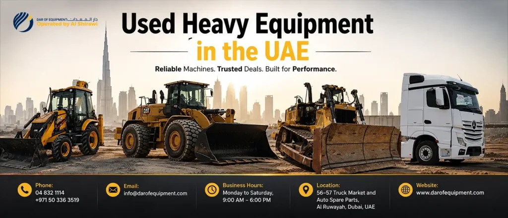 Used Heavy Equipment in the UAE