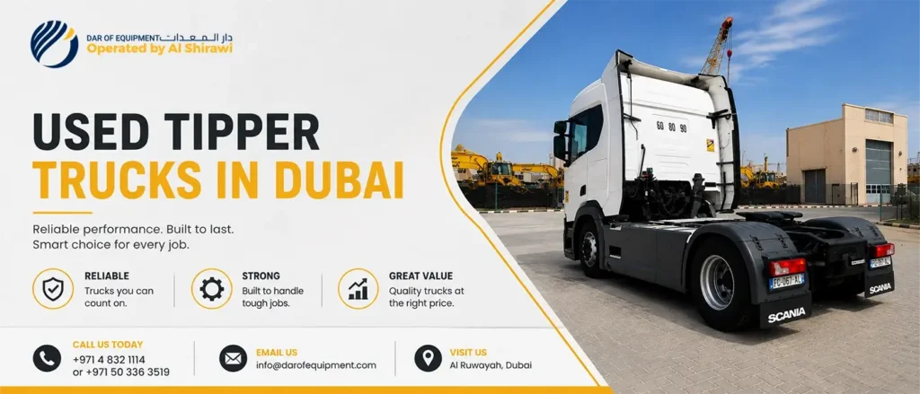 Used Tipper Trucks in Dubai