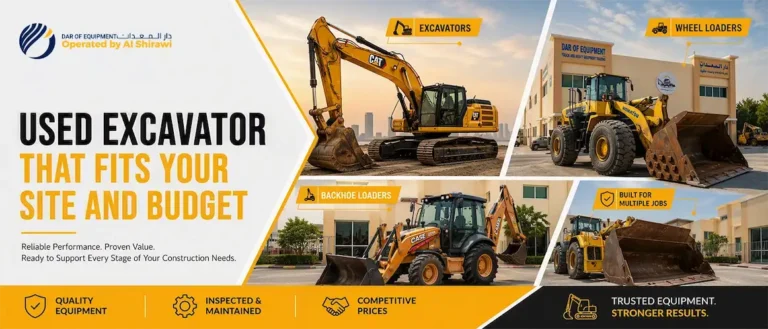 used Excavator That Fits Your Site and Budget
