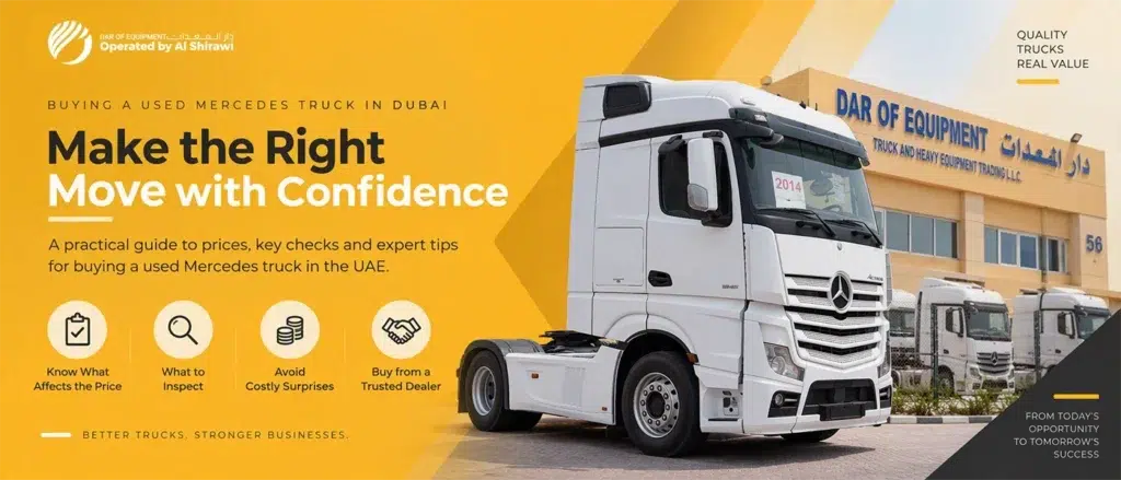 used mercedes truck in dubai